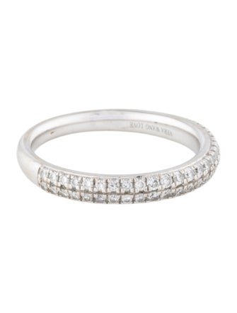 Vera Wang 14K Diamond Two Row Band