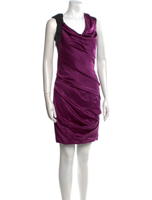 Vera Wang Silk Knee-Length Dress