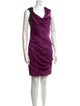Vera Wang Silk Knee-Length Dress