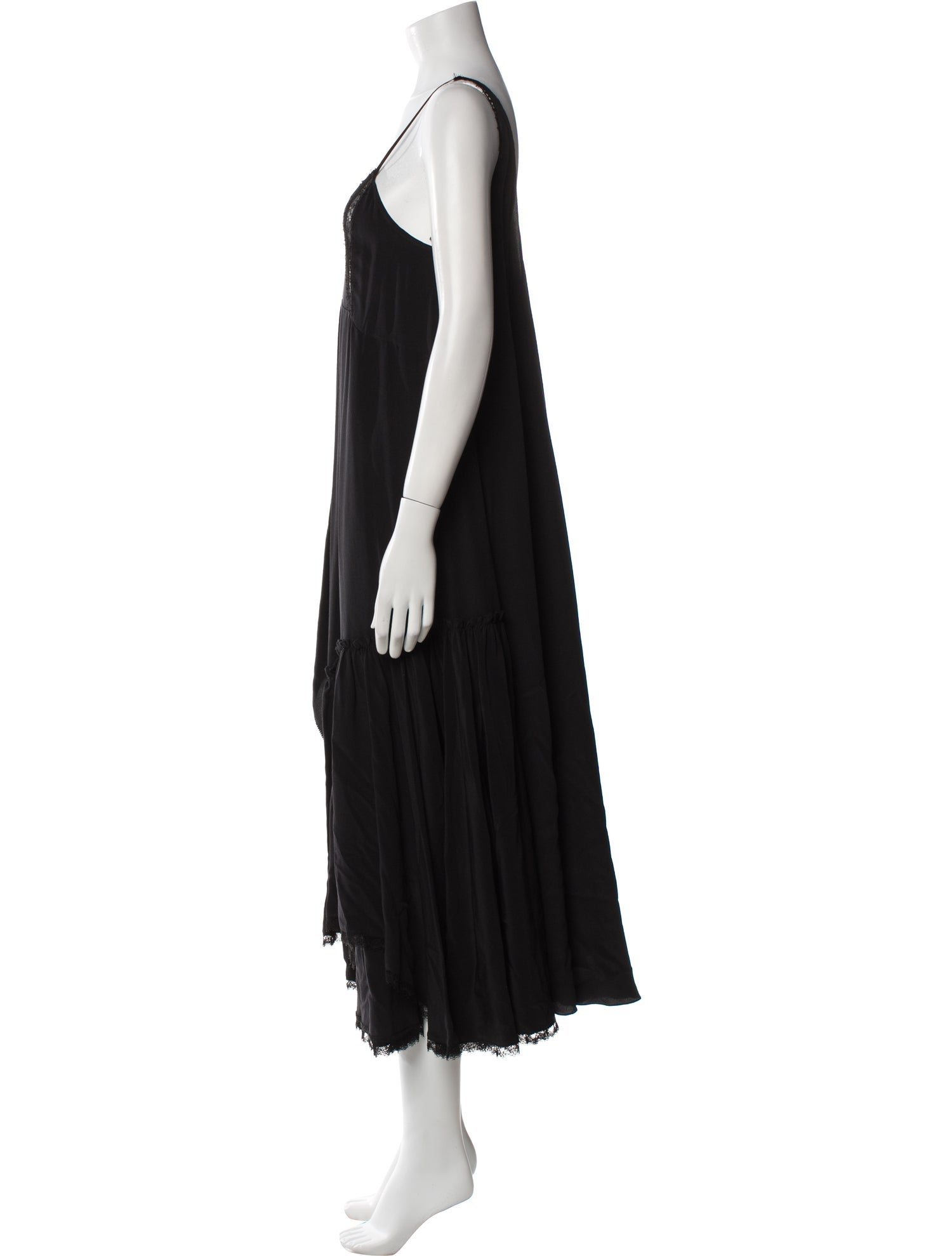 Vera Wang Silk Midi Length Dress