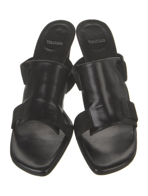 Vera Wang Leather Slides