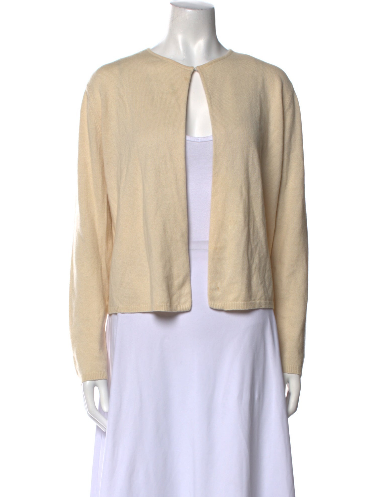 Vera Wang Silk Crew Neck Sweater