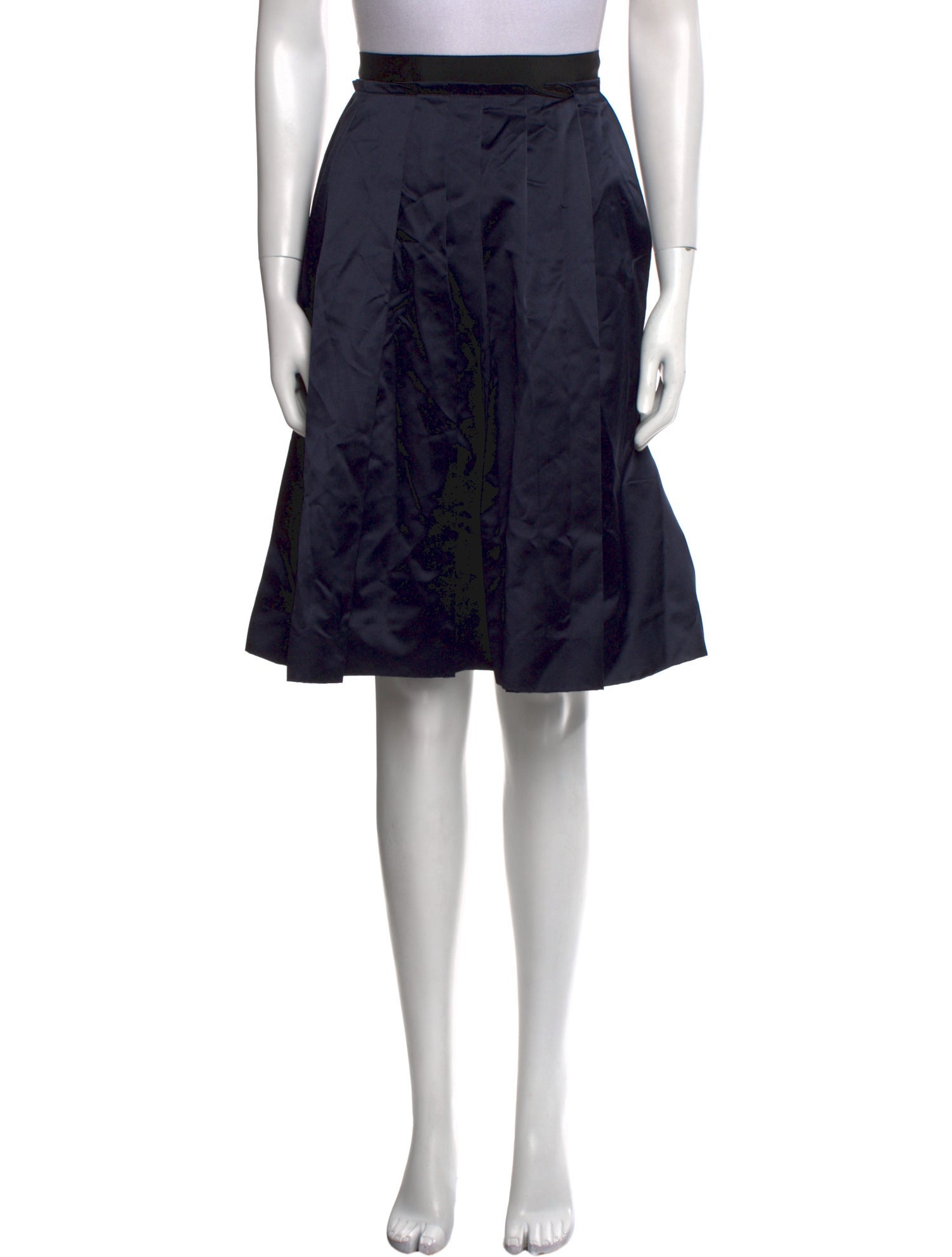 Vera Wang Silk Knee-Length Skirt