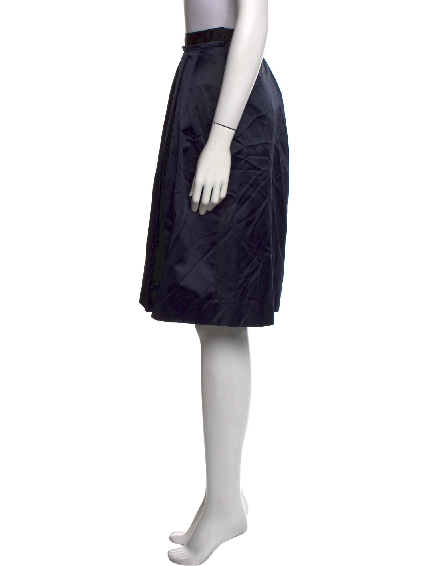 Vera Wang Silk Knee-Length Skirt