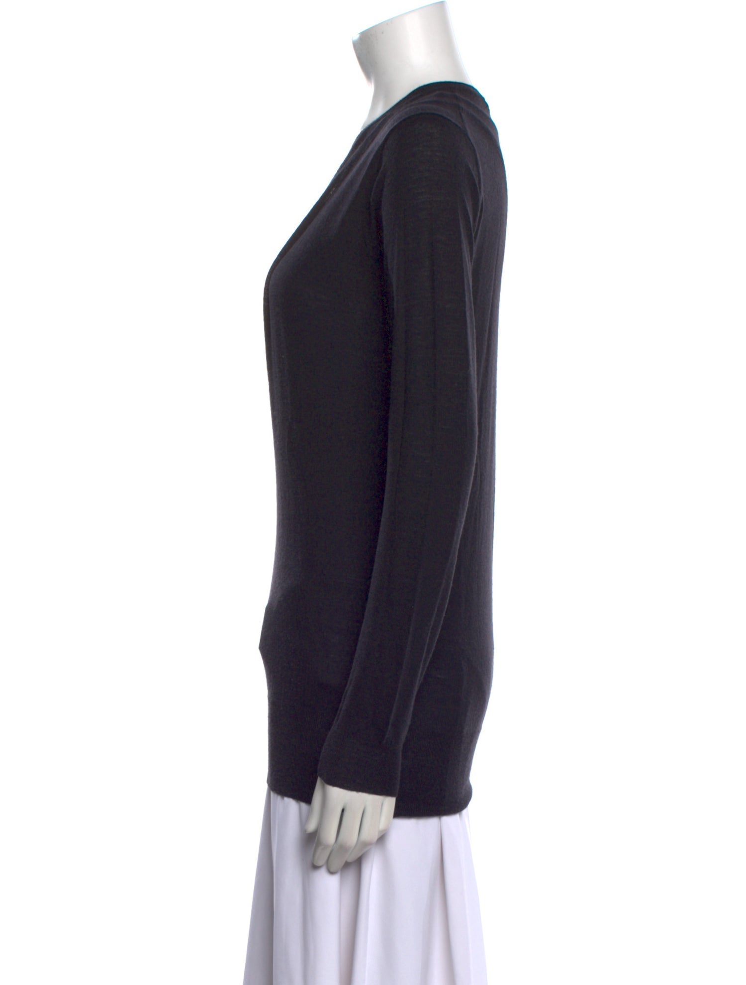 Vera Wang Merino Wool V-Neck Sweater