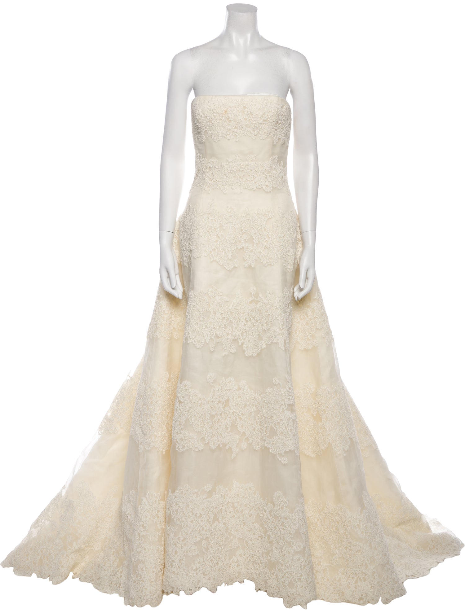 Vera Wang Silk Long Dress