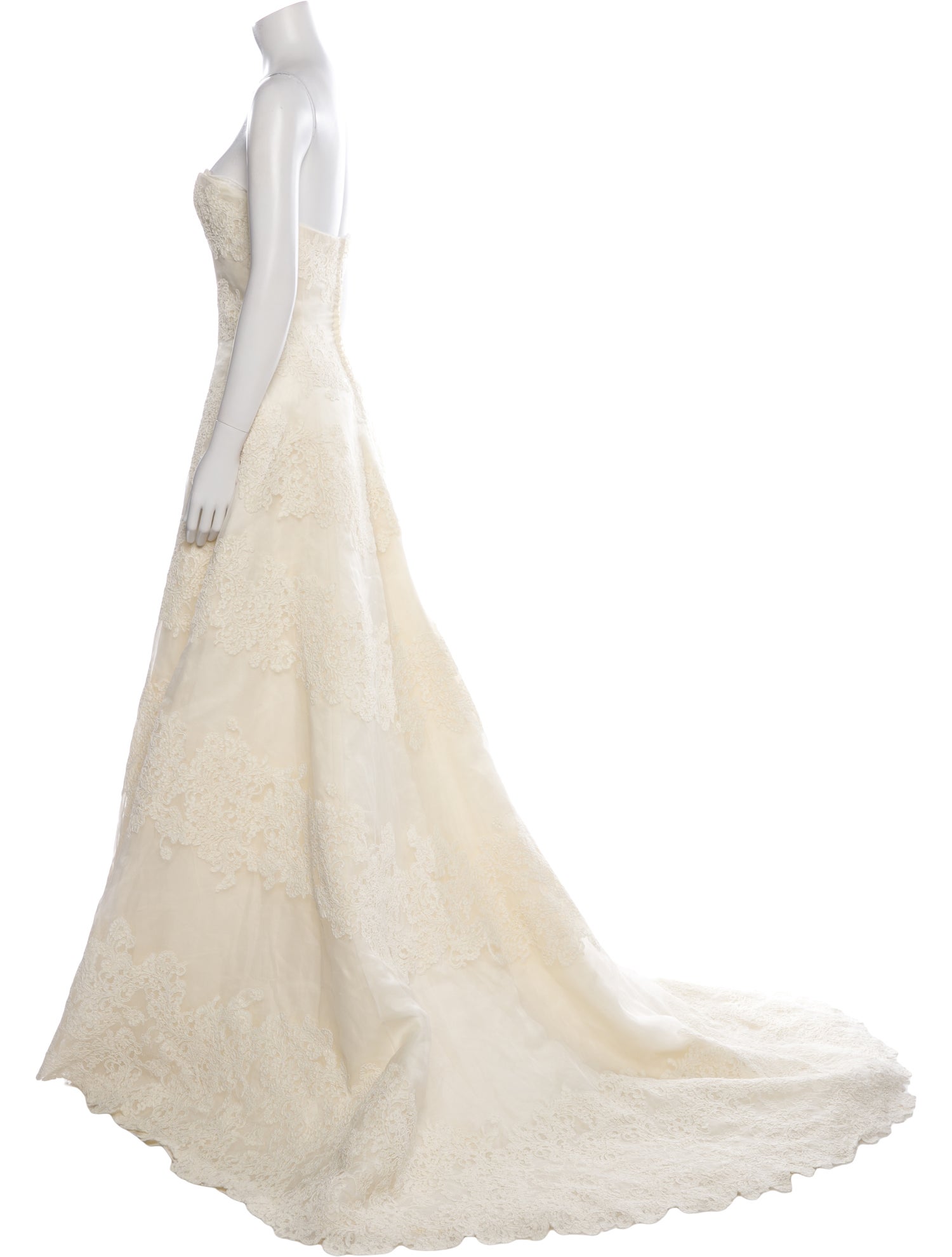 Vera Wang Silk Long Dress