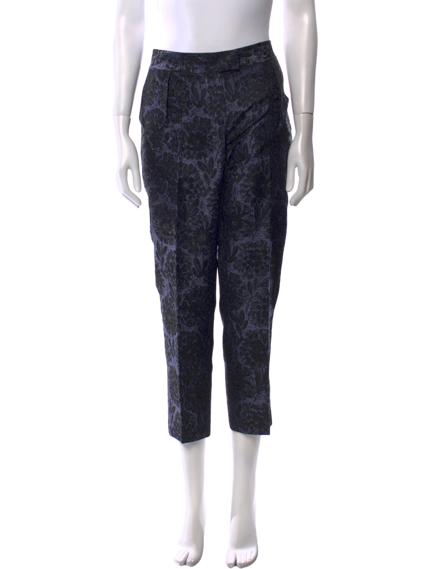 Vera Wang Printed Straight Leg Pants