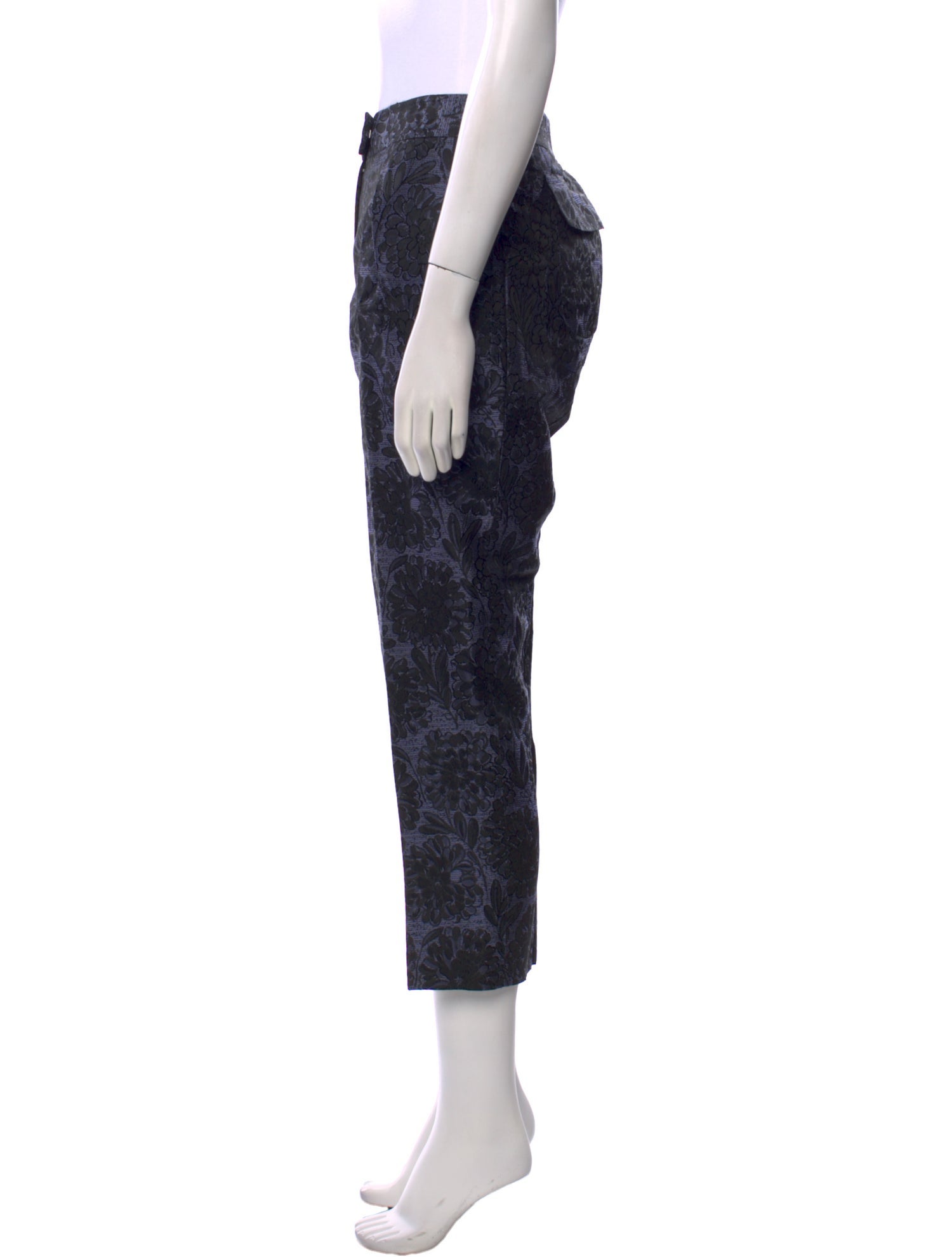 Vera Wang Printed Straight Leg Pants