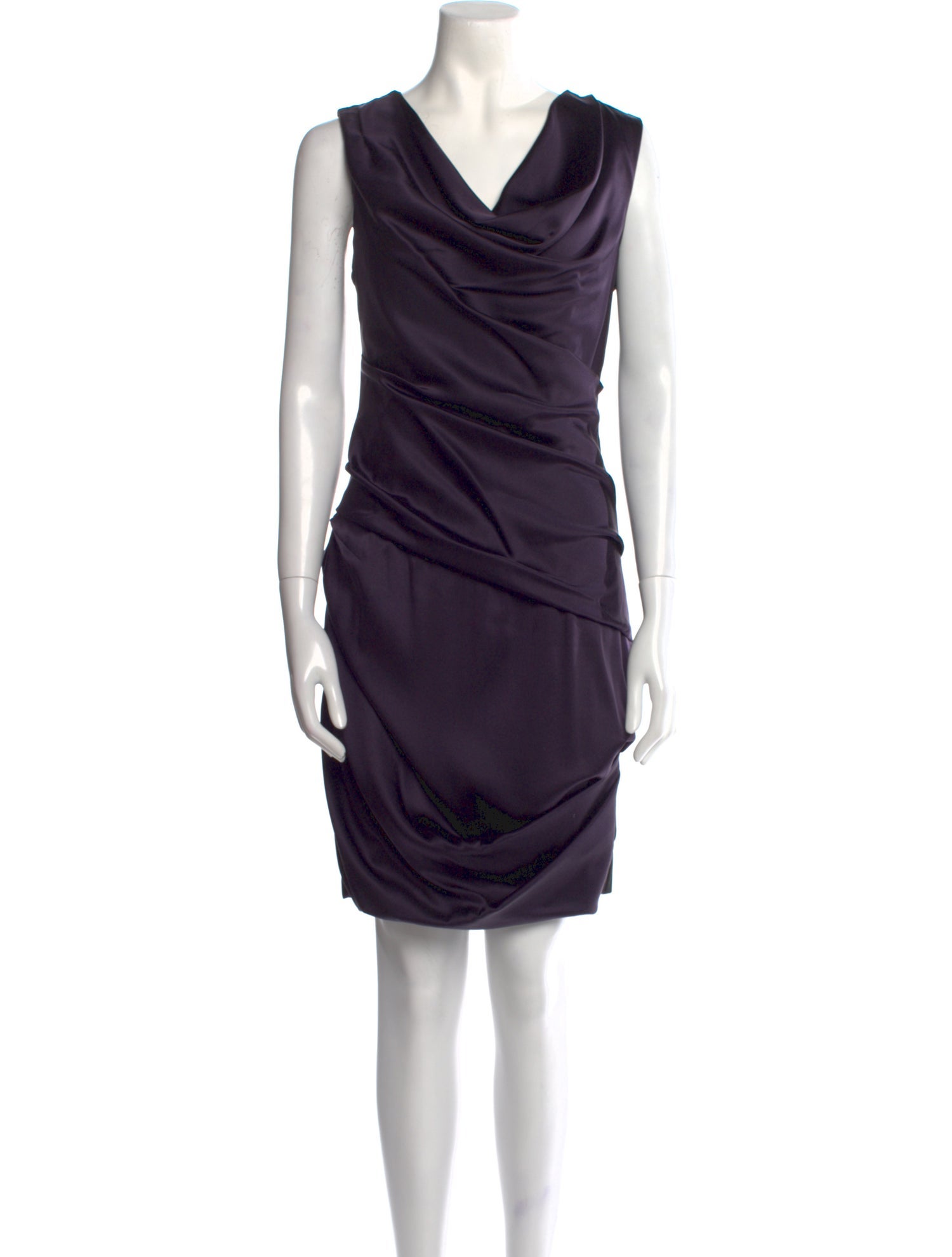 Vera Wang Silk Knee-Length Dress