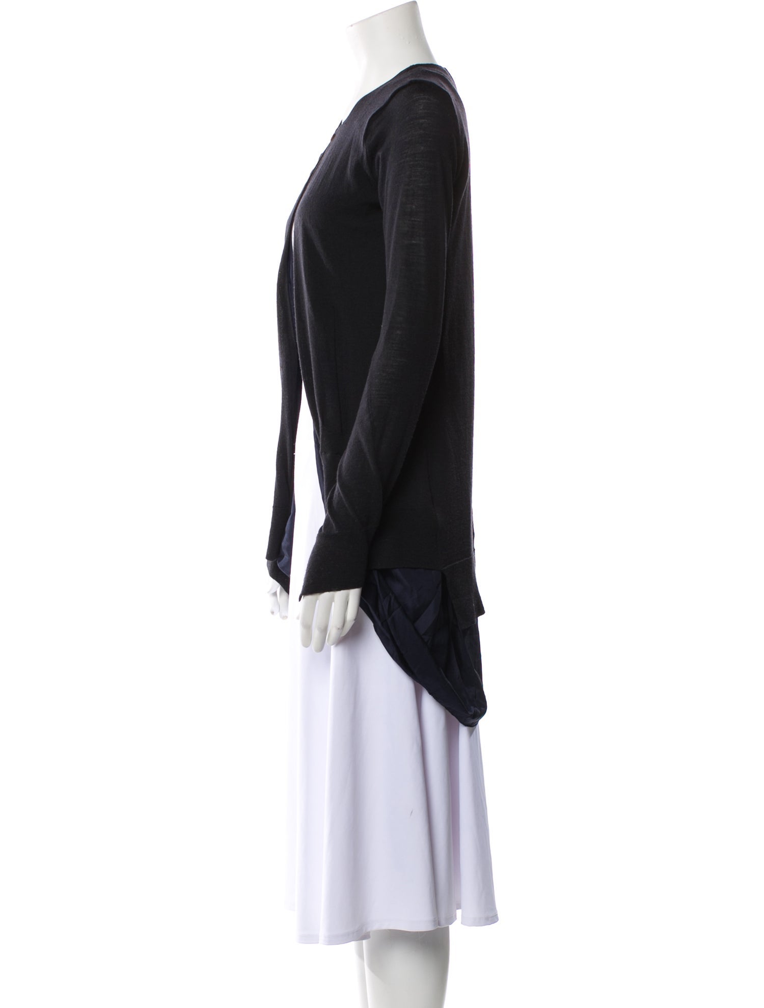 Vera Wang Wool Crew Neck Sweater