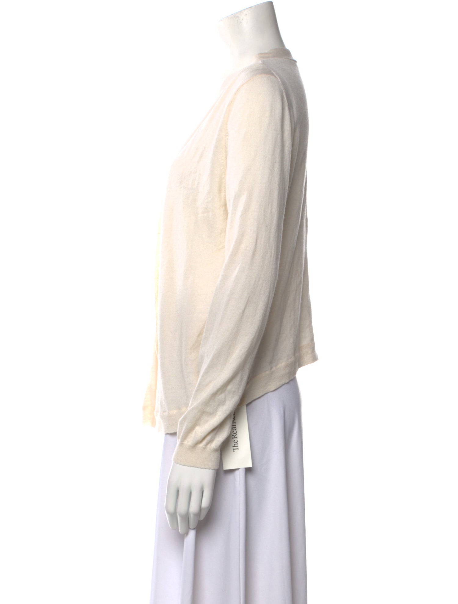 Vera Wang Silk V-Neck Sweater