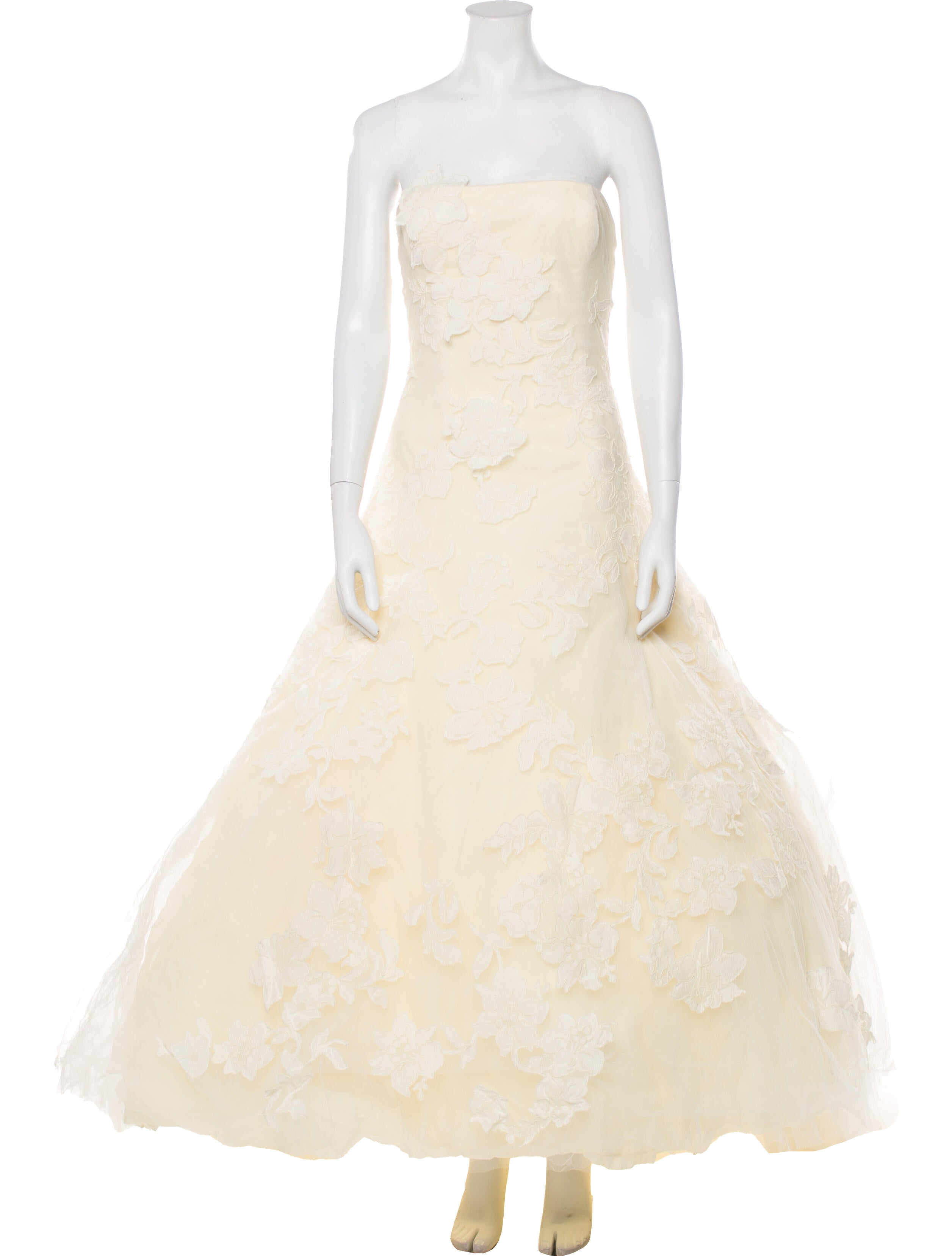 Vera Wang Silk Long Dress