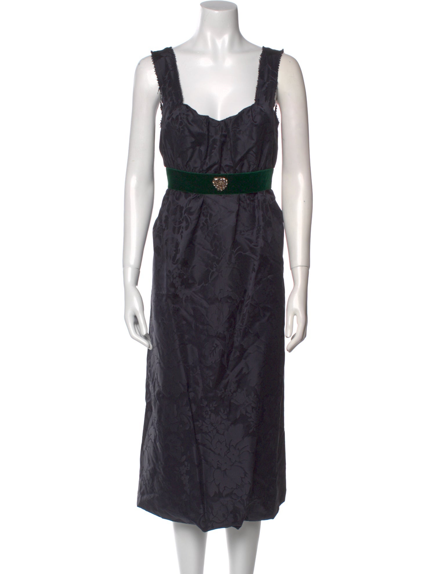 Vera Wang Silk Midi Length Dress