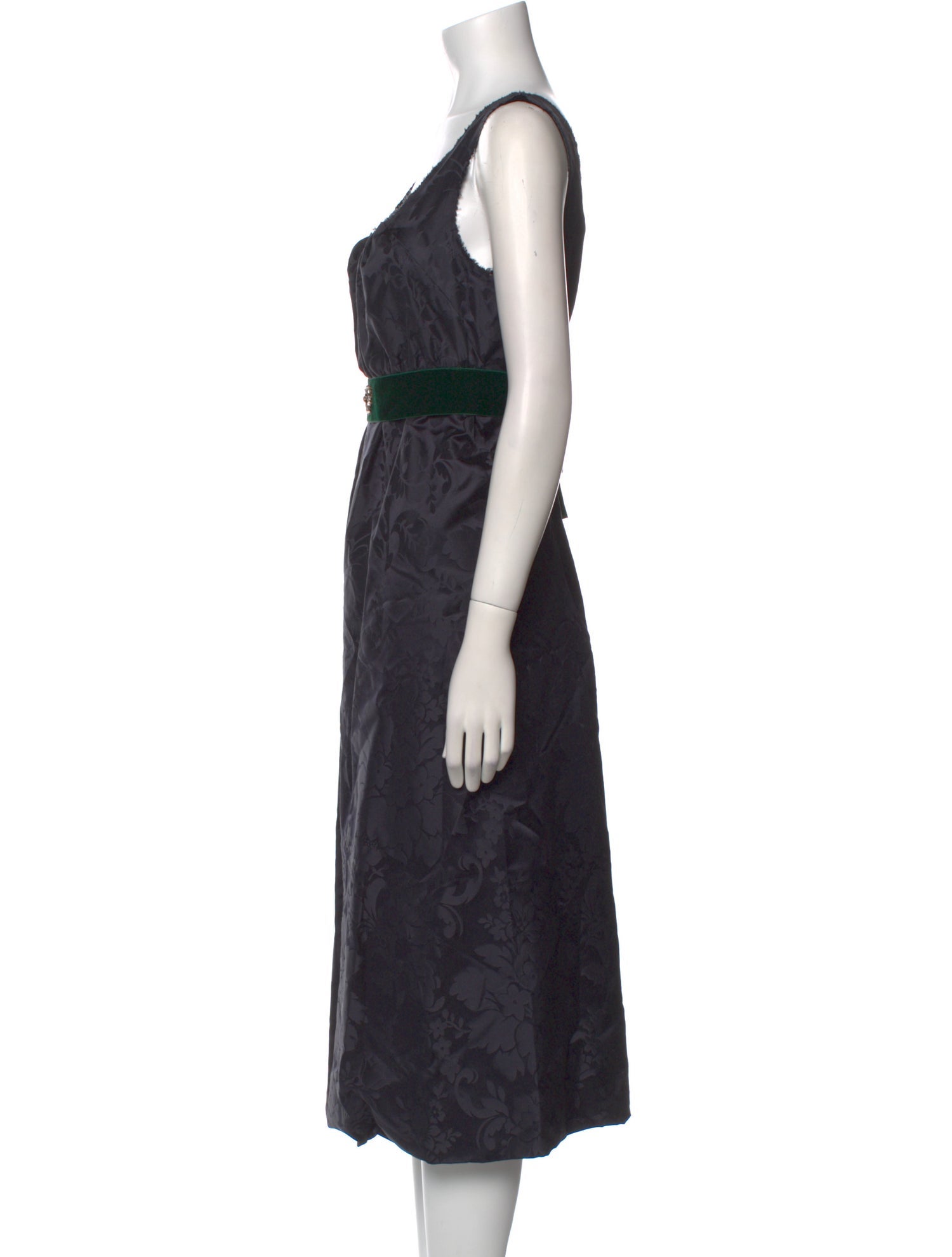 Vera Wang Silk Midi Length Dress
