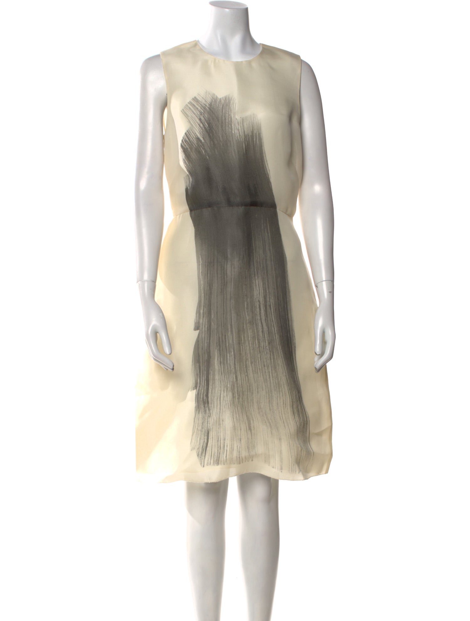 Vera Wang Silk Knee-Length Dress