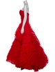 Vera Wang Strapless Long Dress