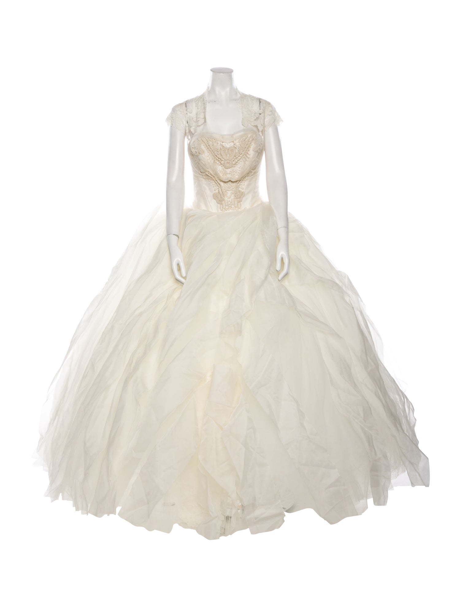 Vera Wang Silk Long Dress