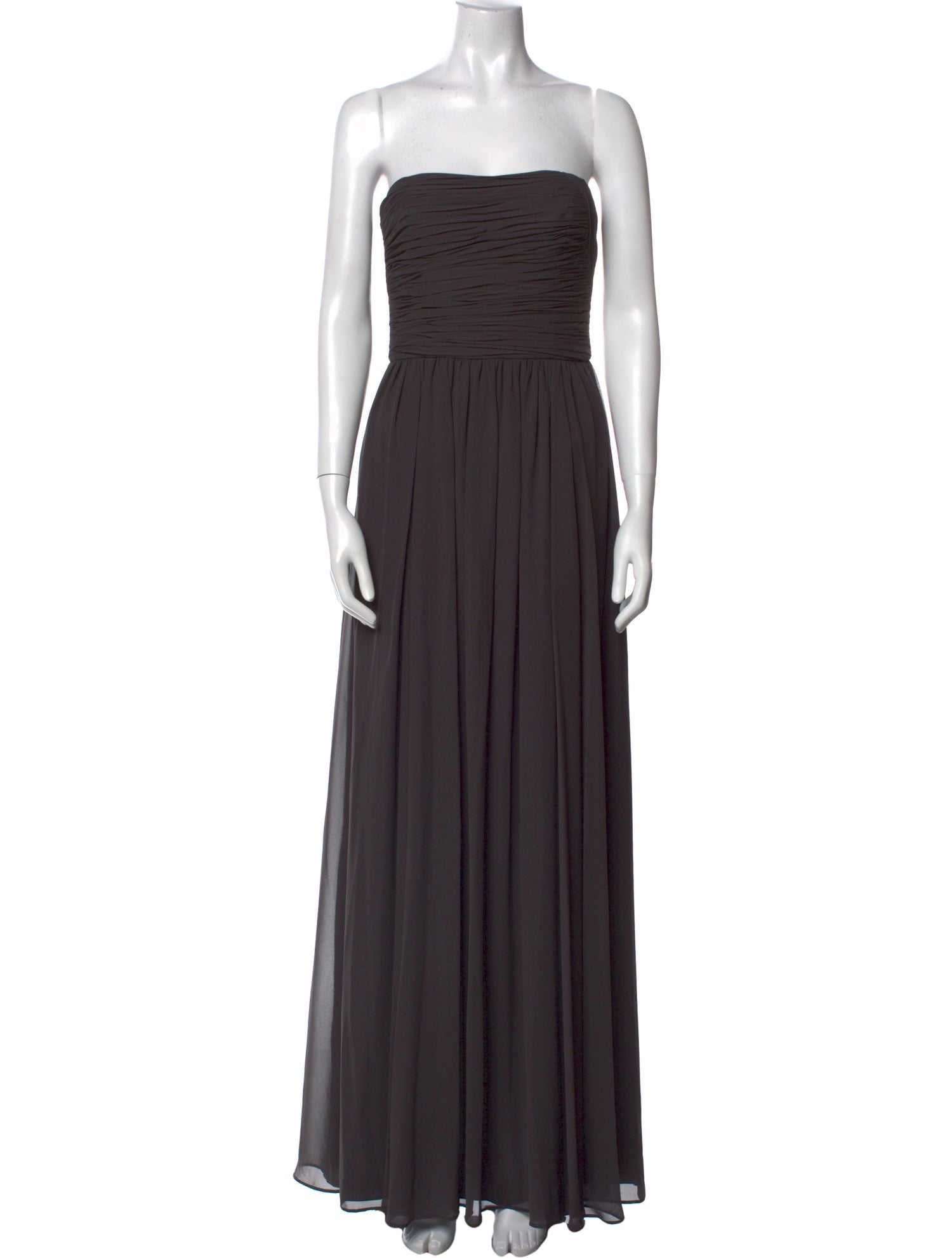 Vera Wang Strapless Long Dress