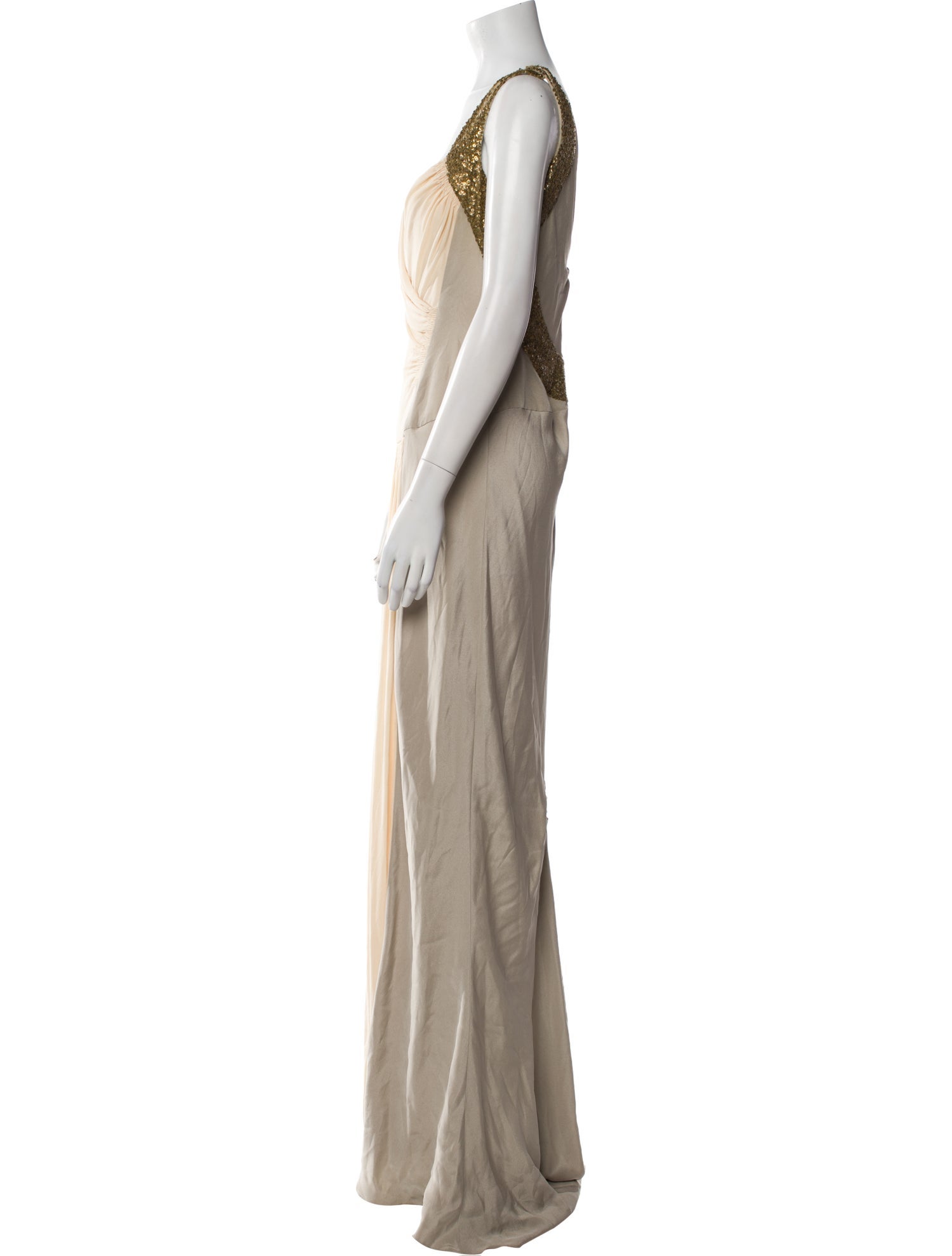 Vera Wang Silk Long Dress