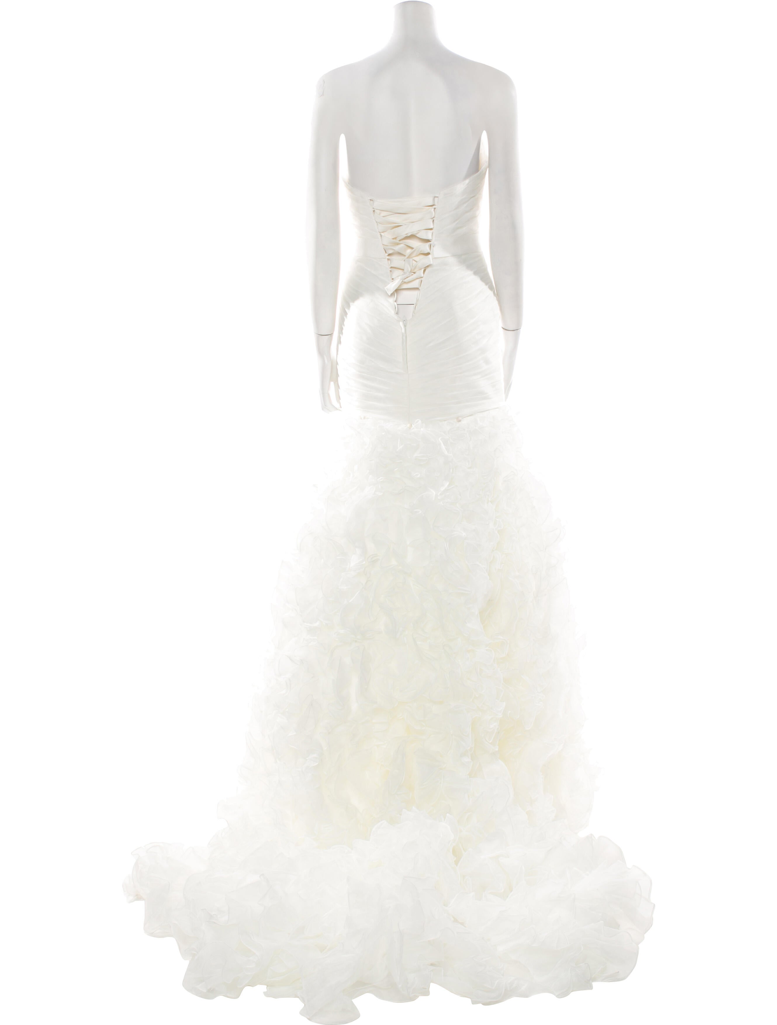 Vera Wang Strapless Long Dress