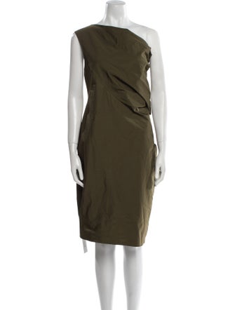 Vera Wang Silk Knee-Length Dress