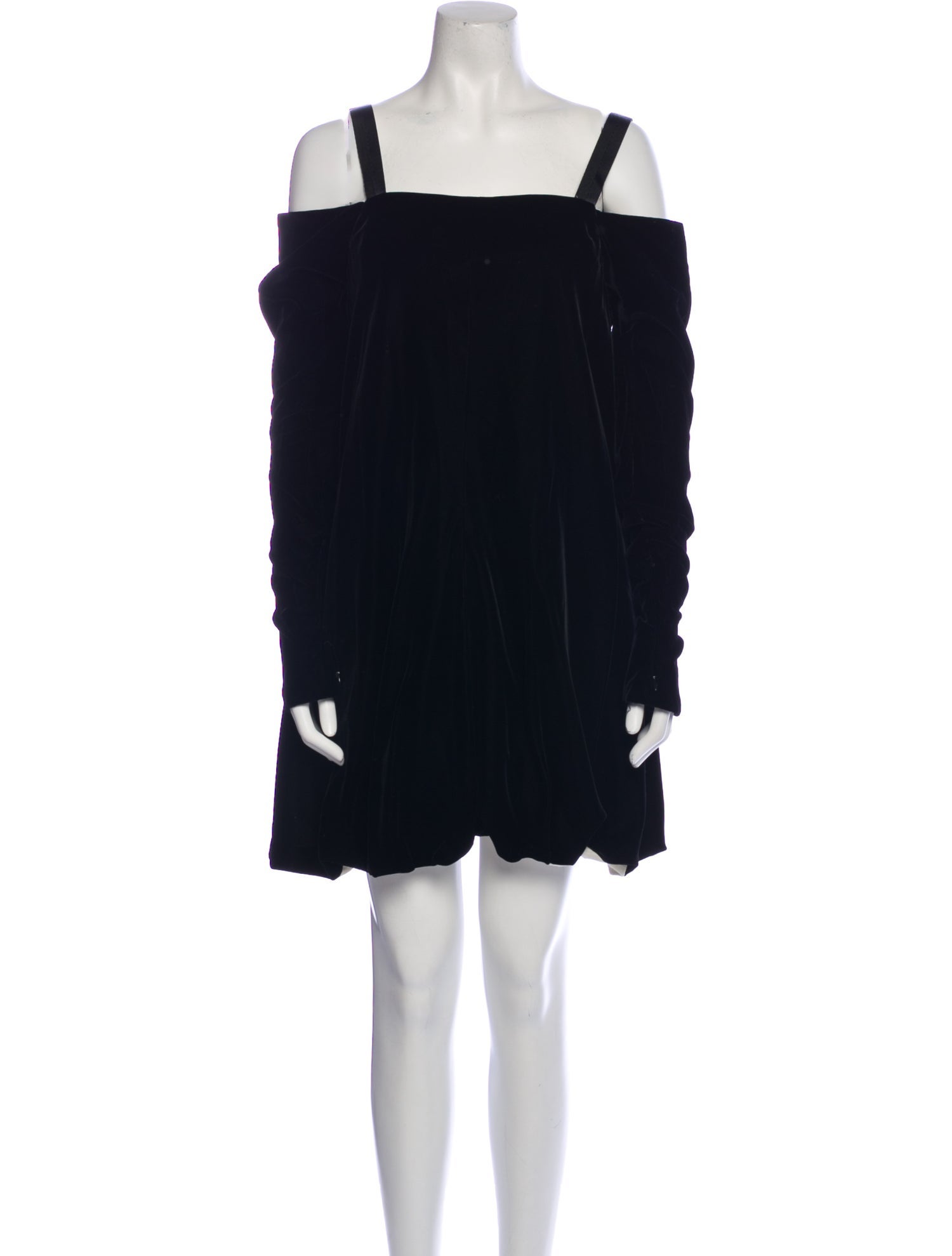 Vera Wang Square Neckline Mini Dress