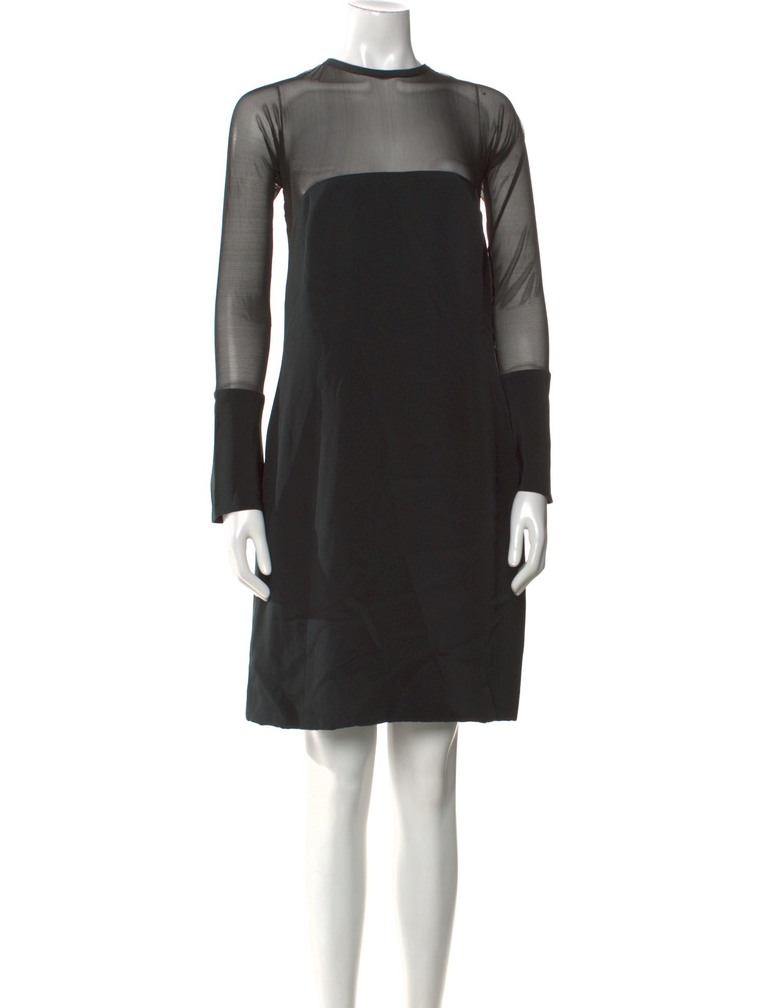 Vera Wang Mock Neck Mini Dress