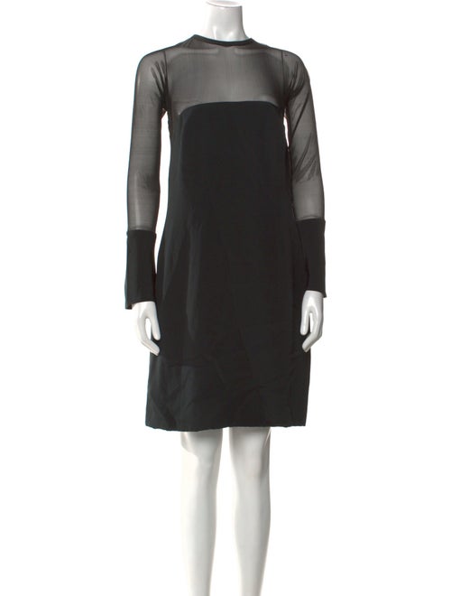 Vera Wang Mock Neck Mini Dress