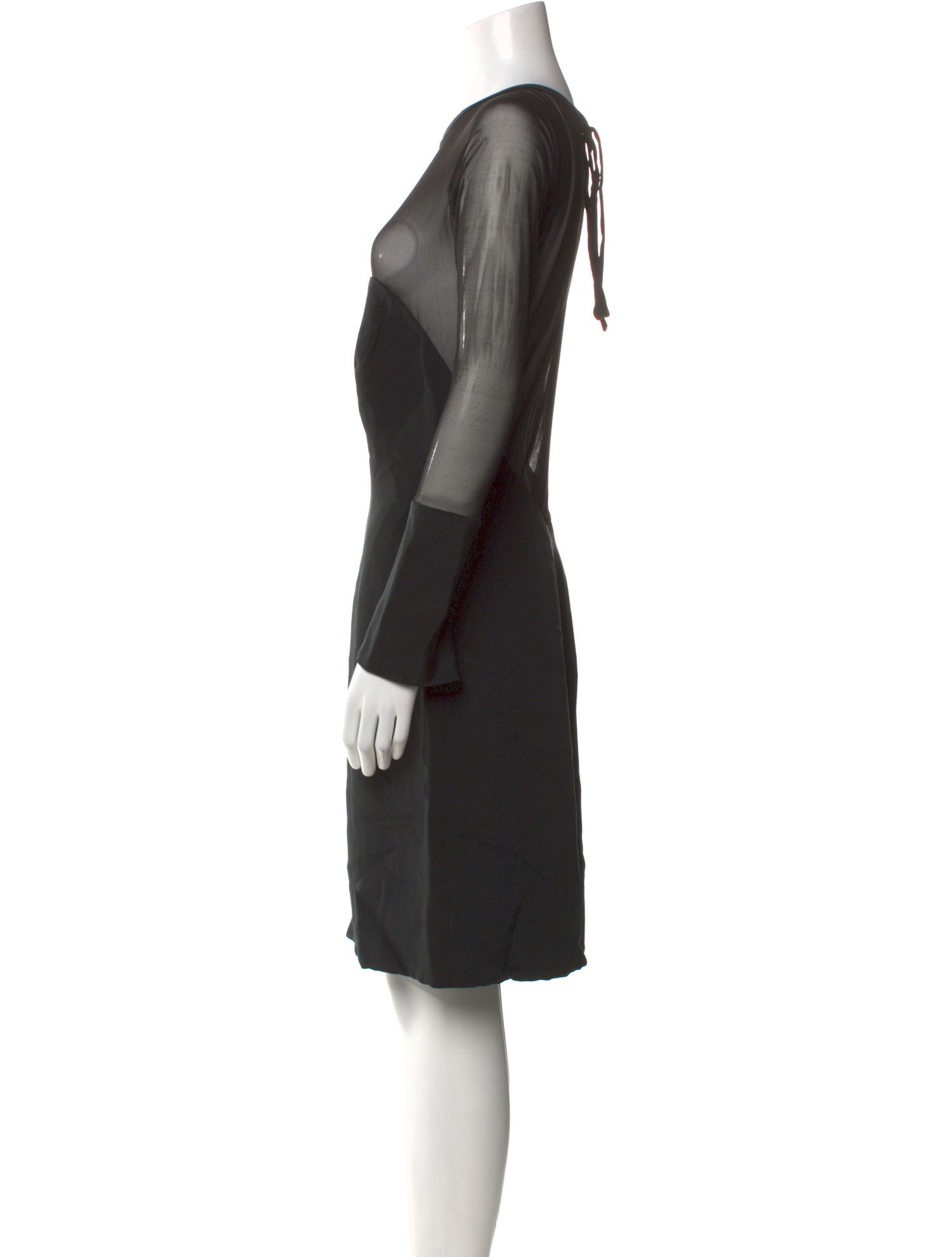 Vera Wang Mock Neck Mini Dress
