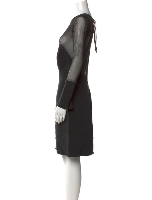 Vera Wang Mock Neck Mini Dress