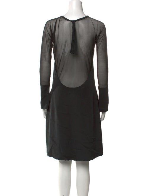 Vera Wang Mock Neck Mini Dress