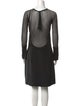 Vera Wang Mock Neck Mini Dress
