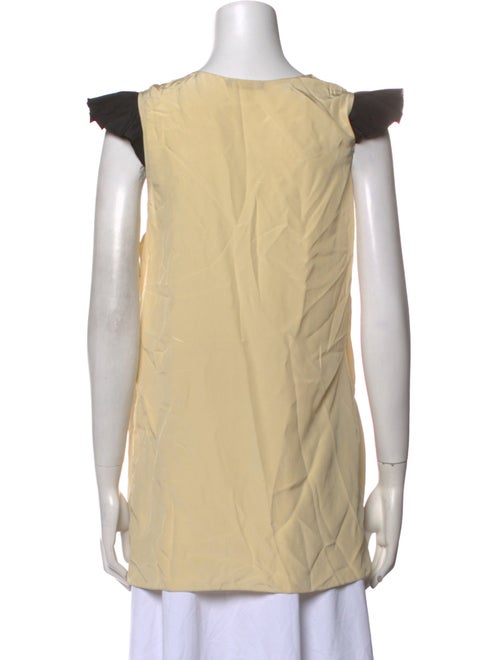 Vera Wang Silk One-Shoulder Tunic