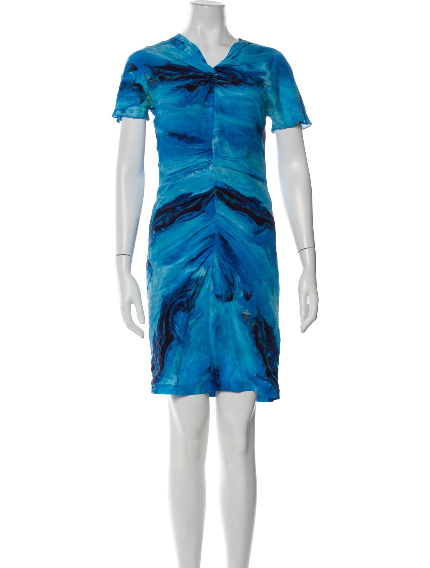 Vera Wang Silk Mini Dress