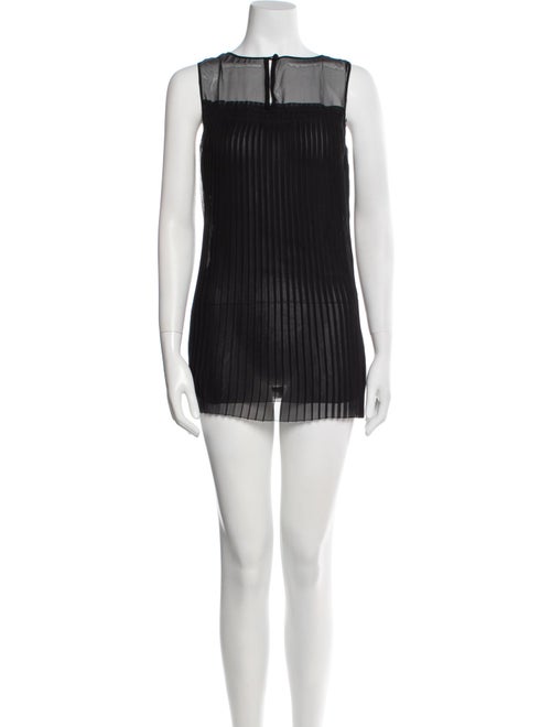 Vera Wang Silk Square Neckline Tunic