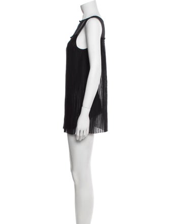 Vera Wang Silk Square Neckline Tunic