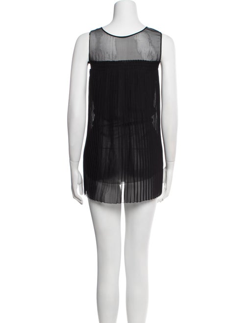 Vera Wang Silk Square Neckline Tunic