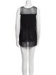 Vera Wang Silk Square Neckline Tunic