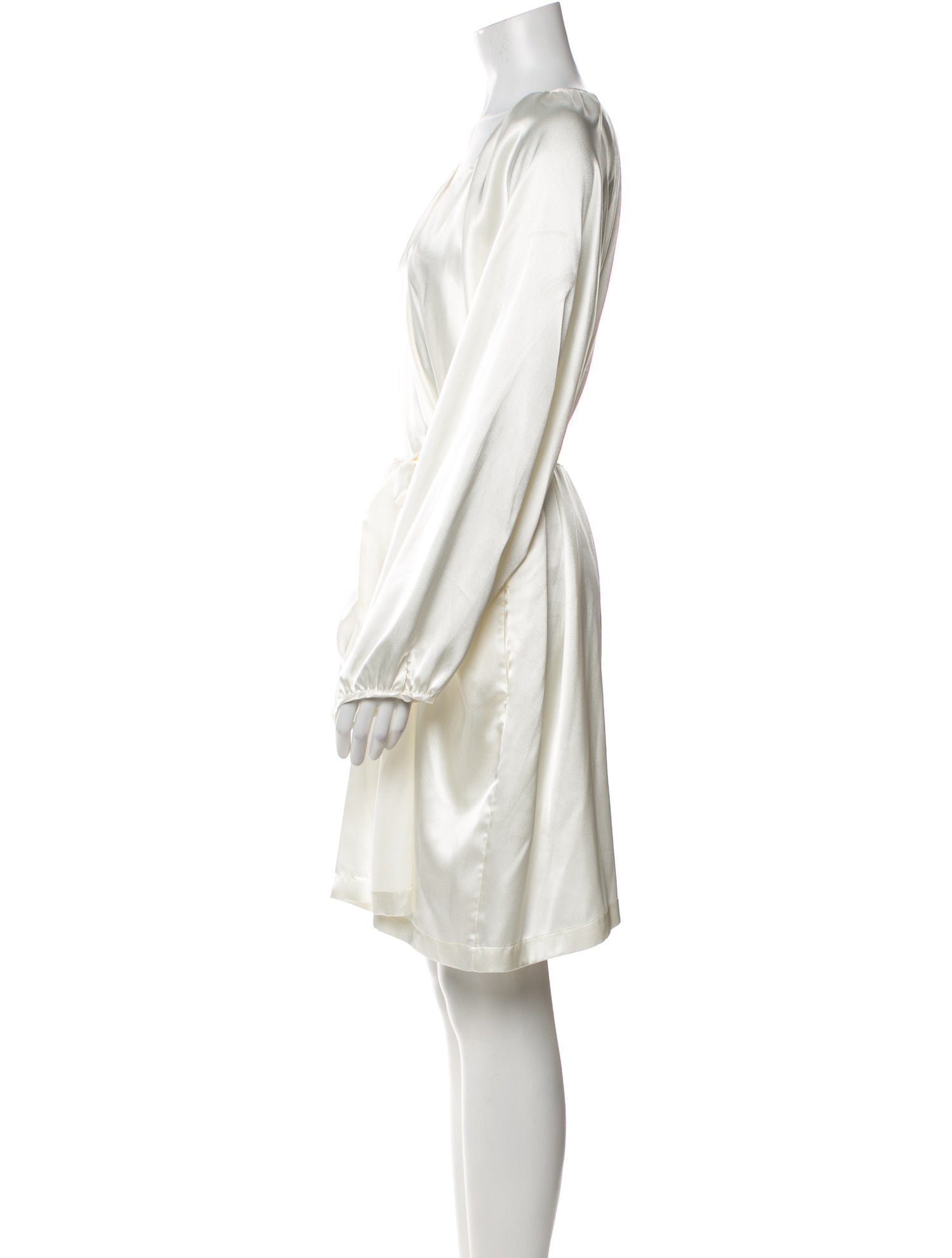 Vera Wang V-Neck Knee-Length Dress