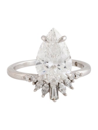 Vera Wang 14K 3.07ct Lab-Grown Diamond Engagement Ring