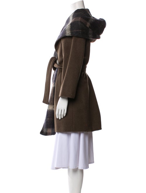 Vera Wang Wool Trench Coat