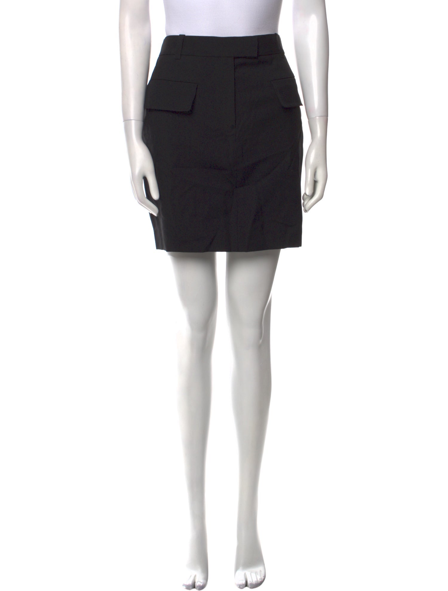 Vera Wang Wool Mini Skirt