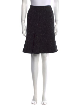 Vera Wang Wool Knee-Length Skirt
