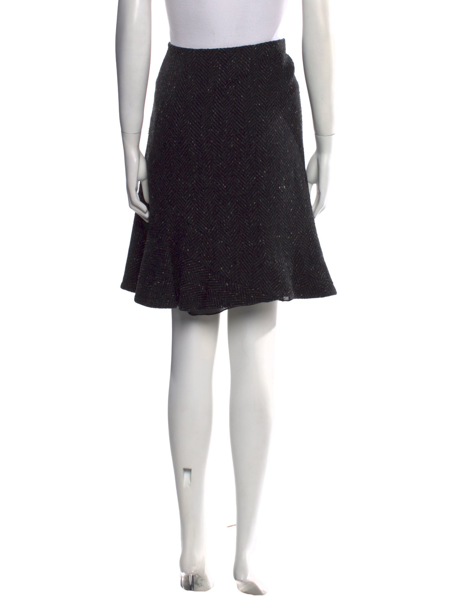 Vera Wang Wool Knee-Length Skirt