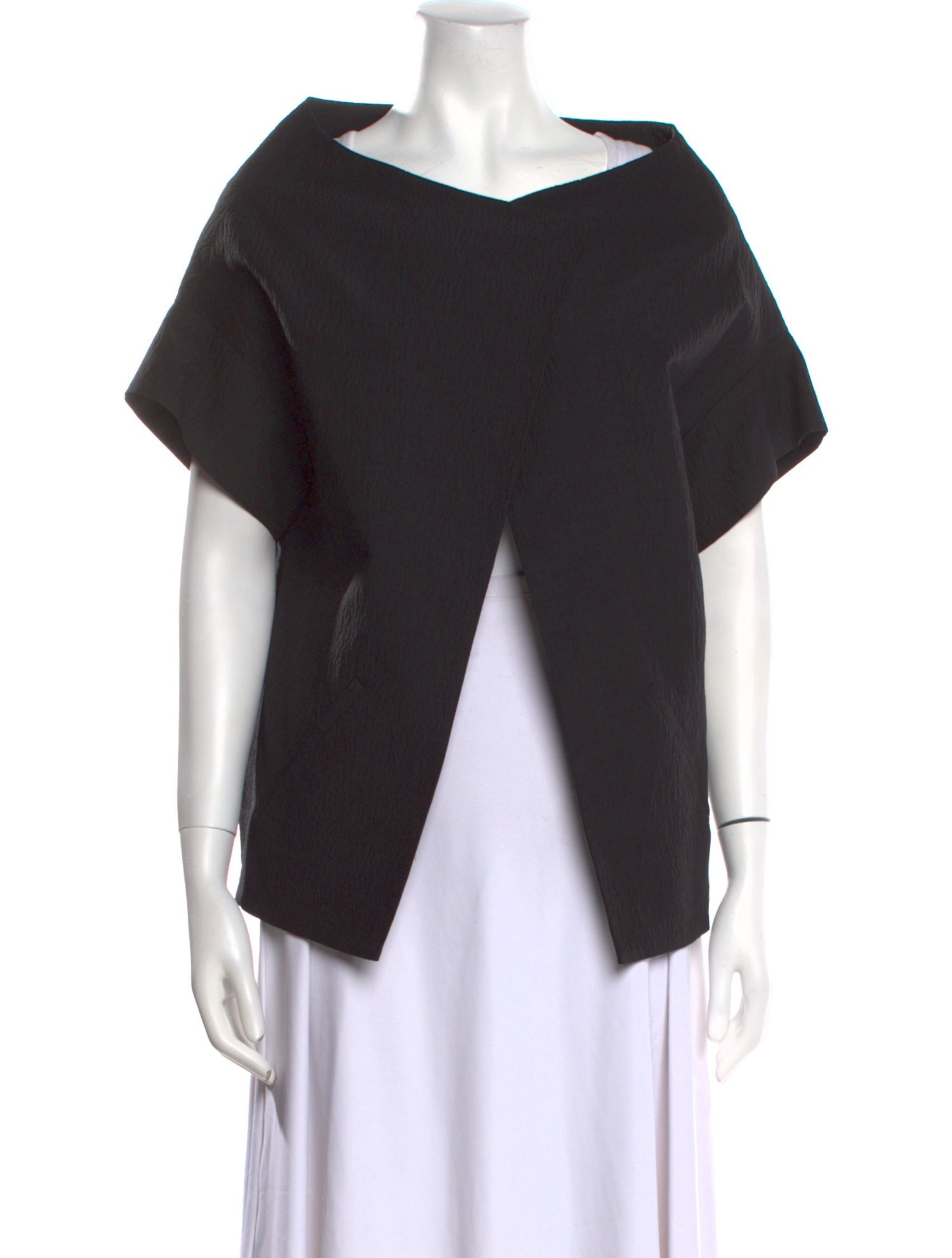 Vera Wang Wool Cowl Neck Top