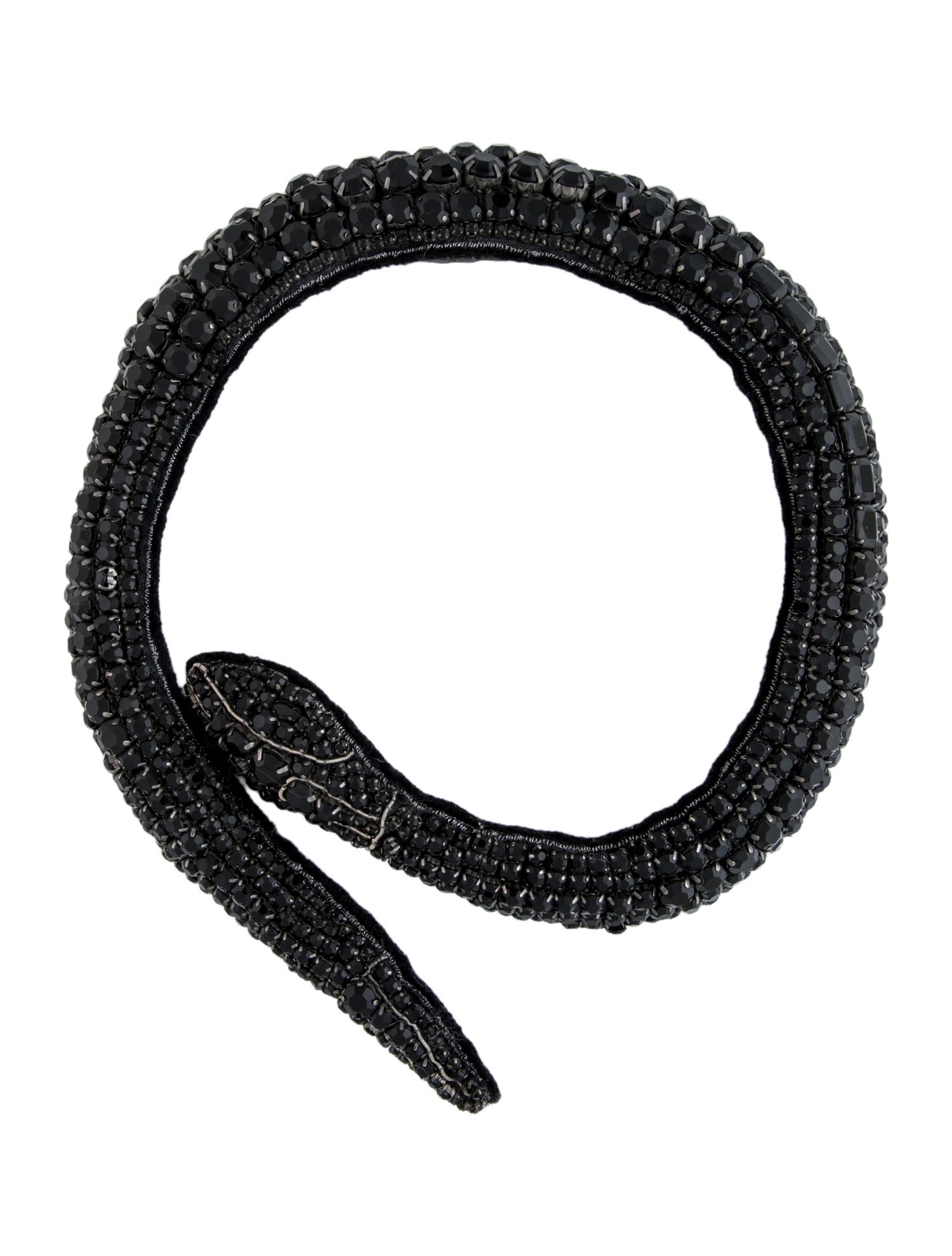 Vera Wang Crystal Embellished Snake Collar Necklace