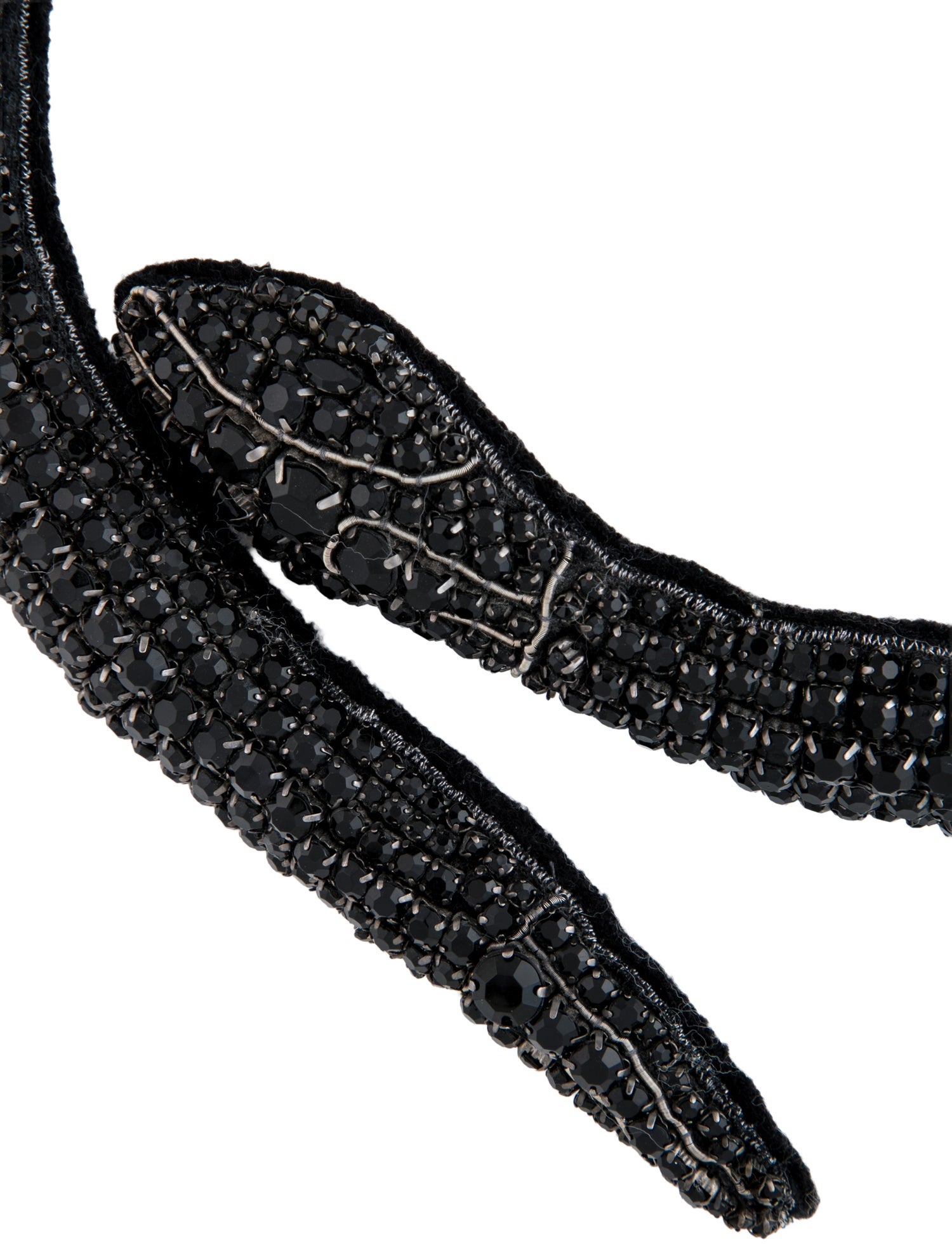 Vera Wang Crystal Embellished Snake Collar Necklace