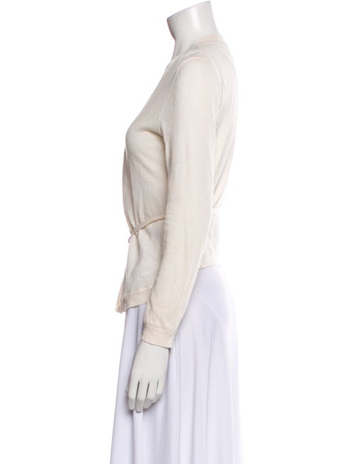 Vera Wang Silk V-Neck Sweater