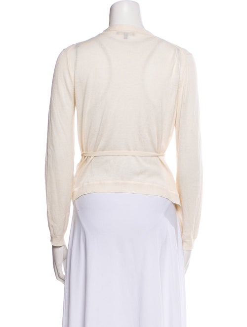 Vera Wang Silk V-Neck Sweater